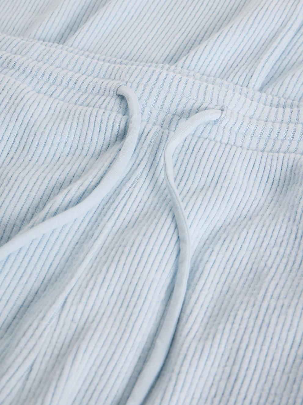 COSY JERSEY RIB BOTTOM in LGT BLUE - FLAT DETAIL