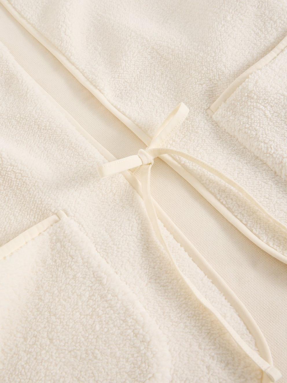 WREN EDGE TO EDGE JACKET in PALE IVORY - FLAT DETAIL