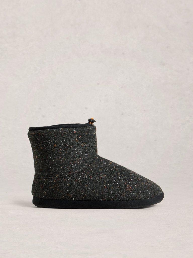 Slipper Neppy Bootie in PURE BLK - LIFESTYLE