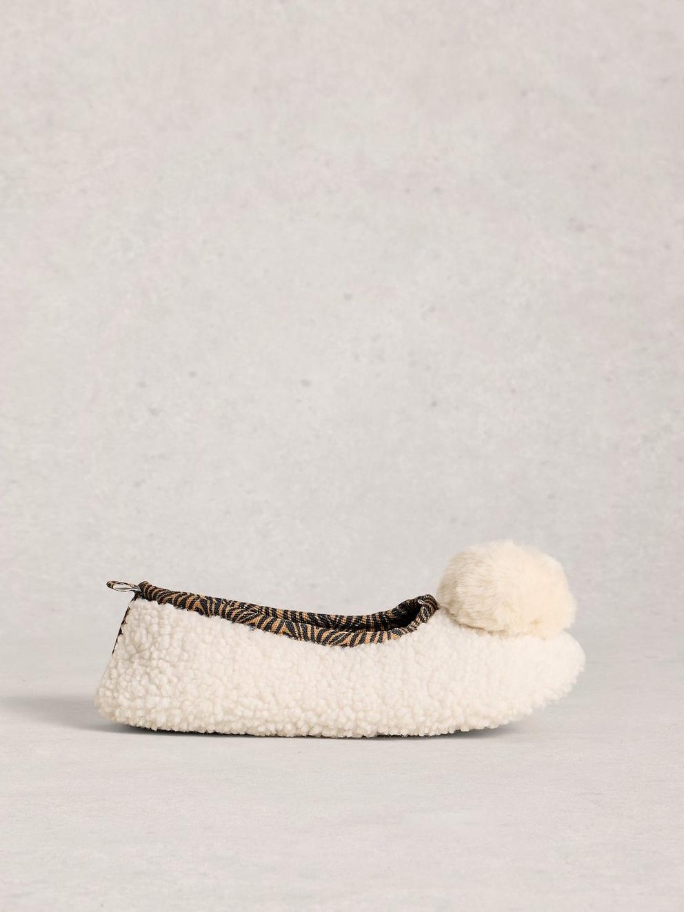Pom Ballet Slippers in PALE IVORY - LIFESTYLE