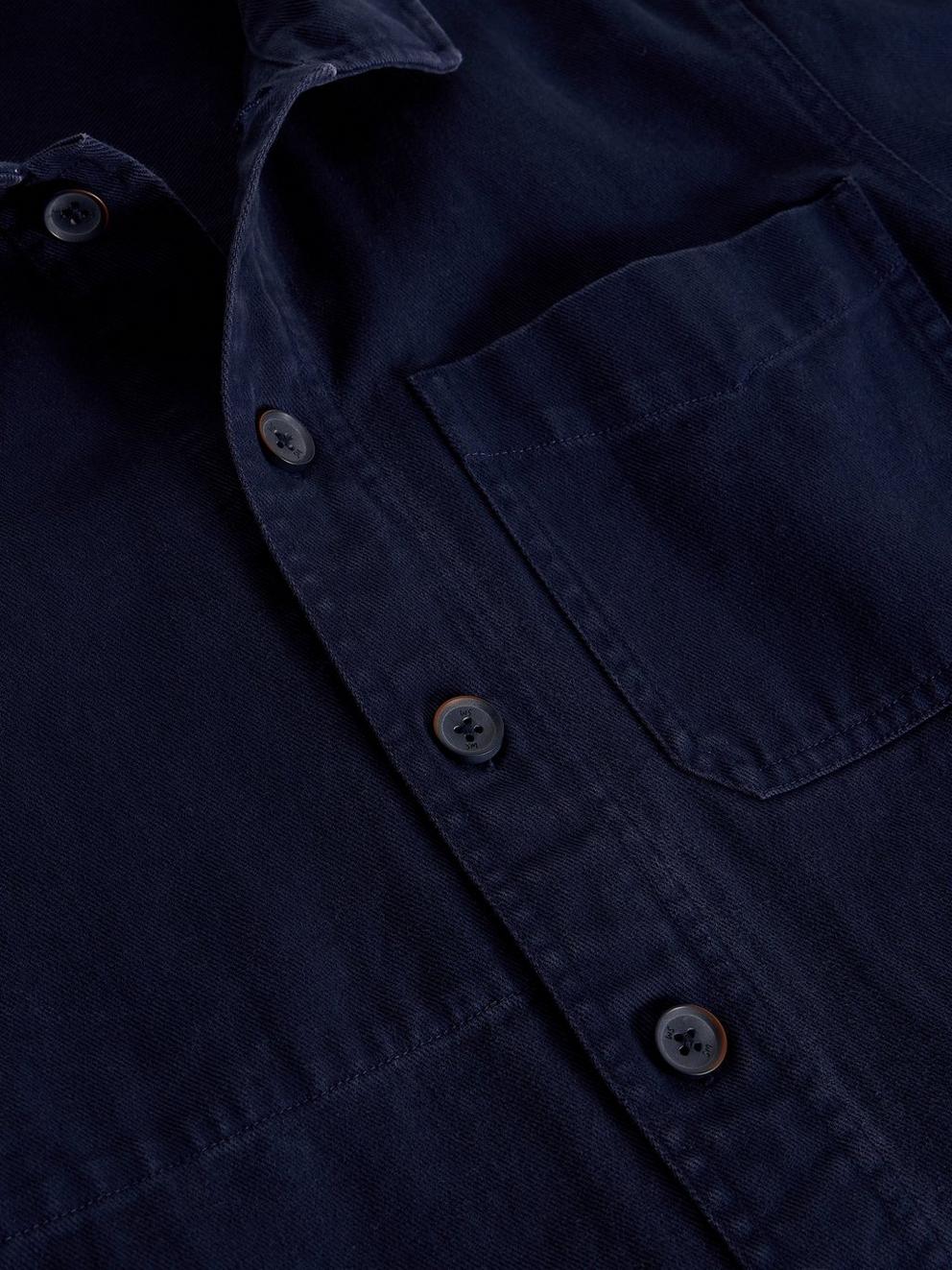 Westgate Workwear Jacket in DARK NAVY - FLAT DETAIL