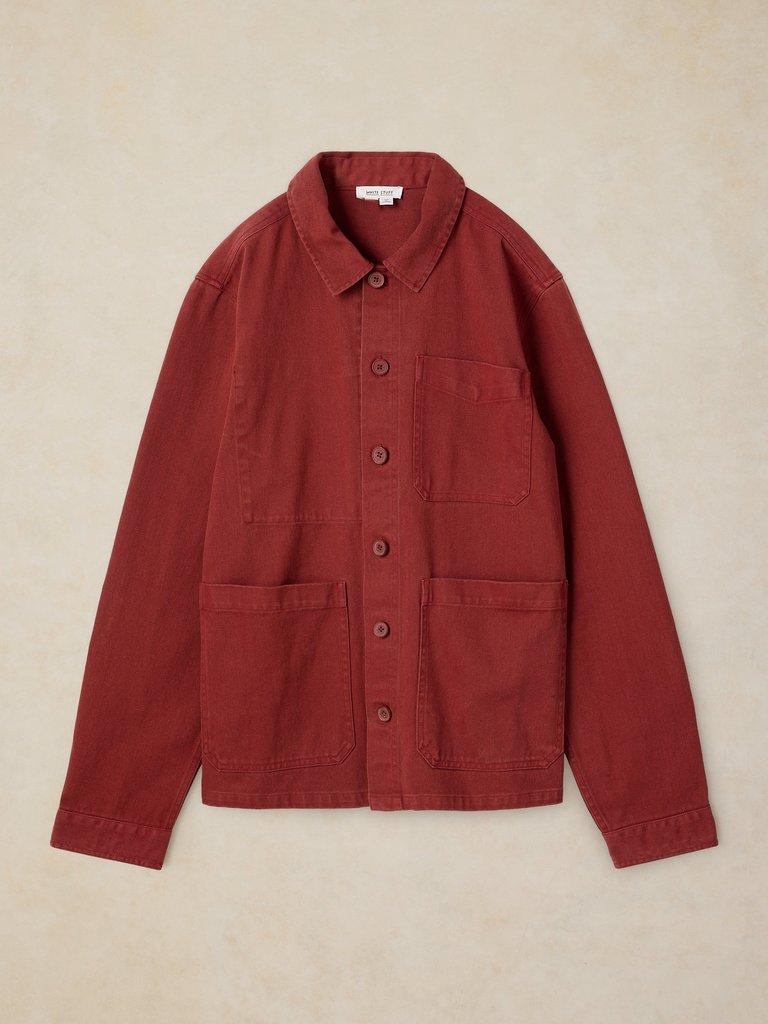 Westgate Workwear Jacket in DK RED - FLAT FRONT
