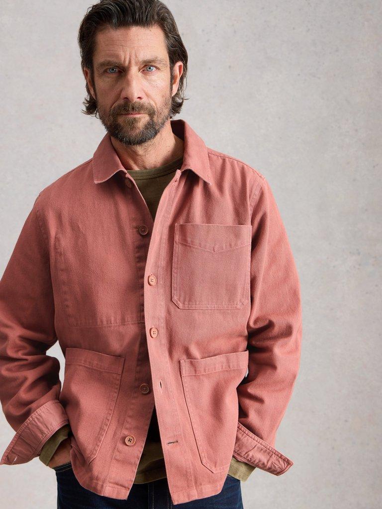 Westgate Workwear Jacket in MID PINK - LIFESTYLE