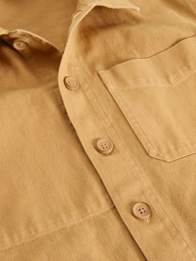 Westgate Workwear Jacket in MID TAN - FLAT DETAIL