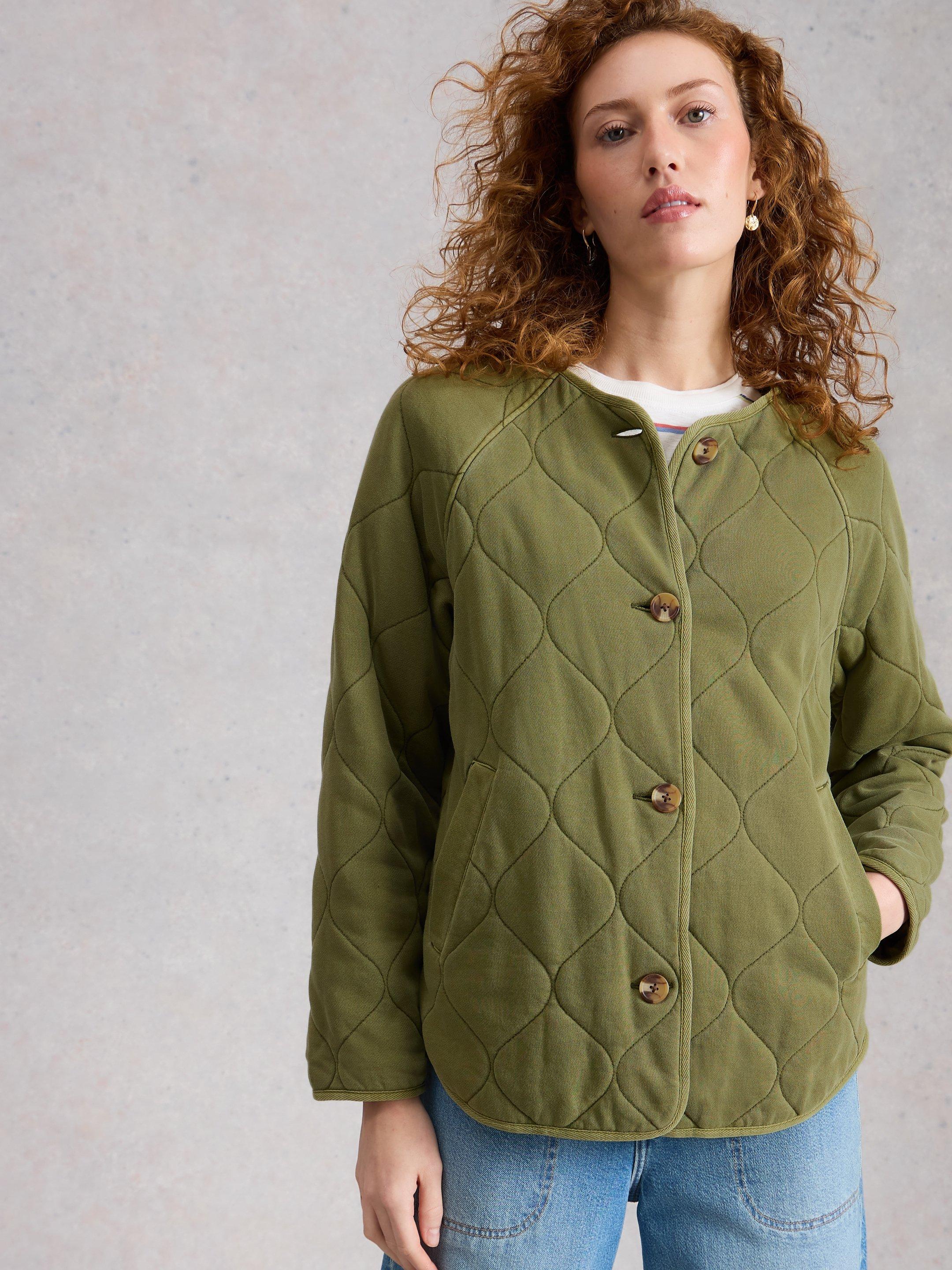 Anya Jersey Quilted Jacket
