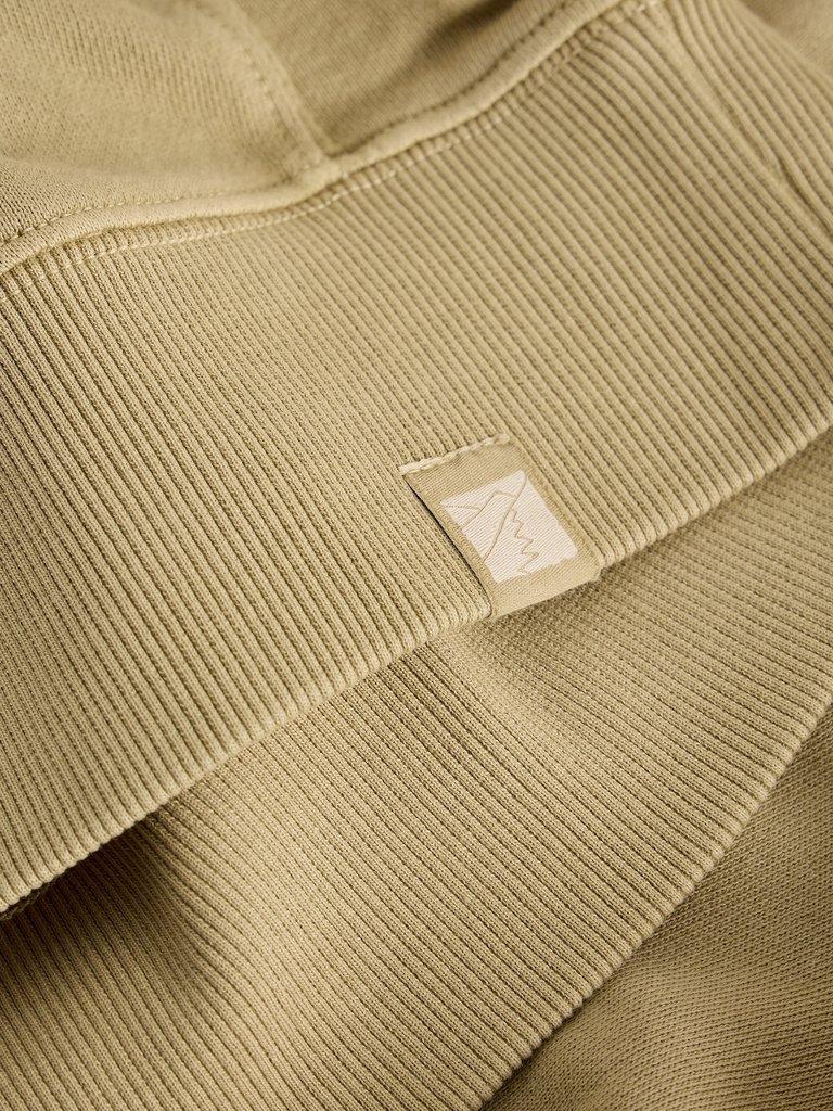 DAYDREAMER SWEAT in KHAKI GRN - FLAT DETAIL