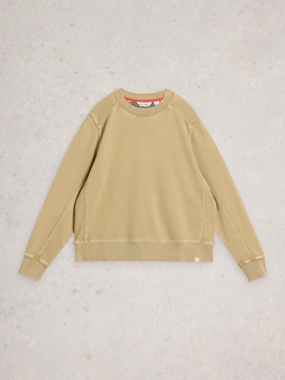 DAYDREAMER SWEAT in KHAKI GRN - FLAT FRONT
