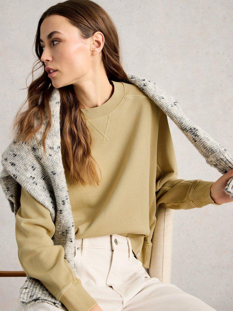 DAYDREAMER SWEAT in KHAKI GRN - LIFESTYLE