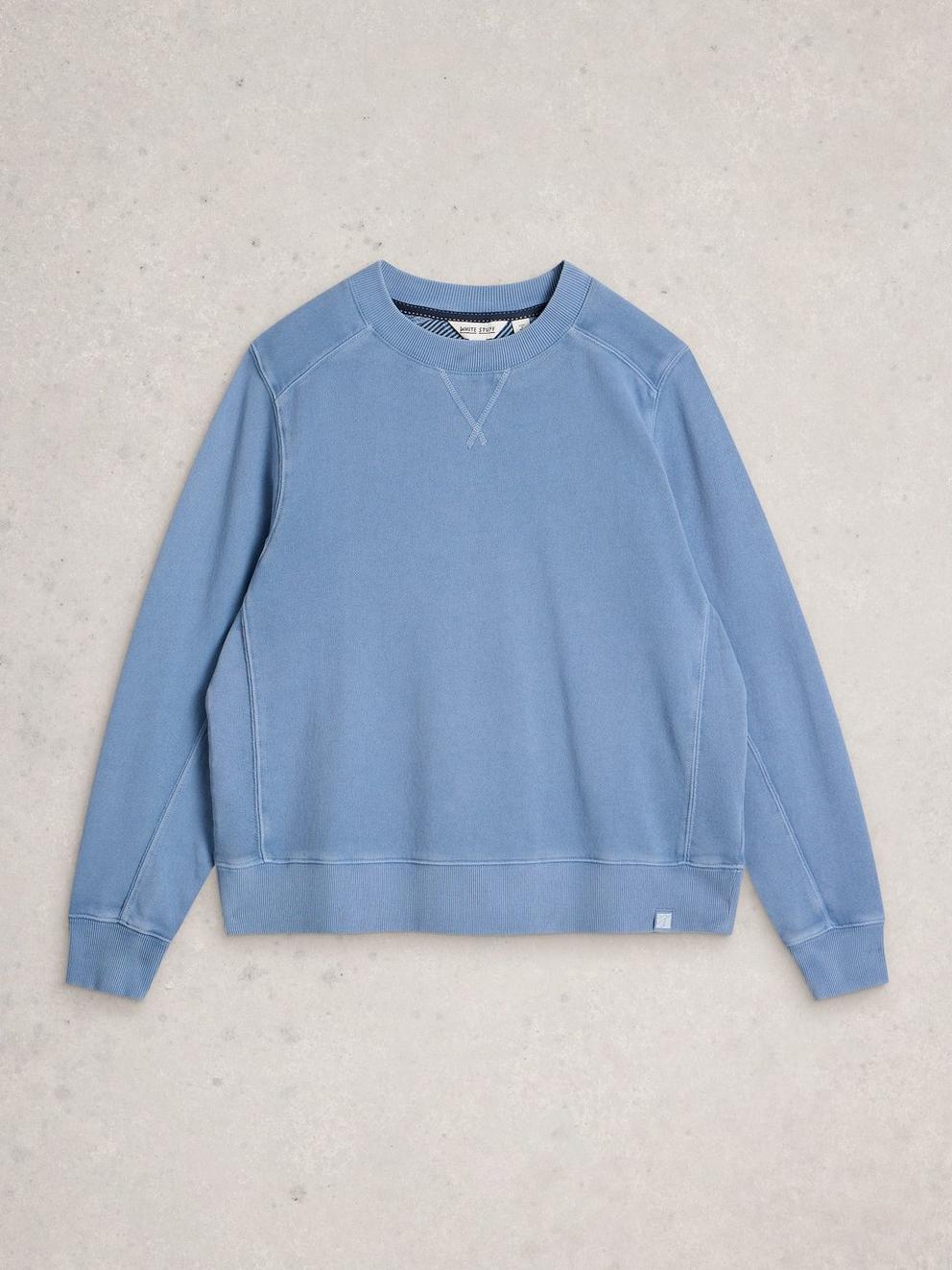 DAYDREAMER SWEAT in MID BLUE - FLAT FRONT