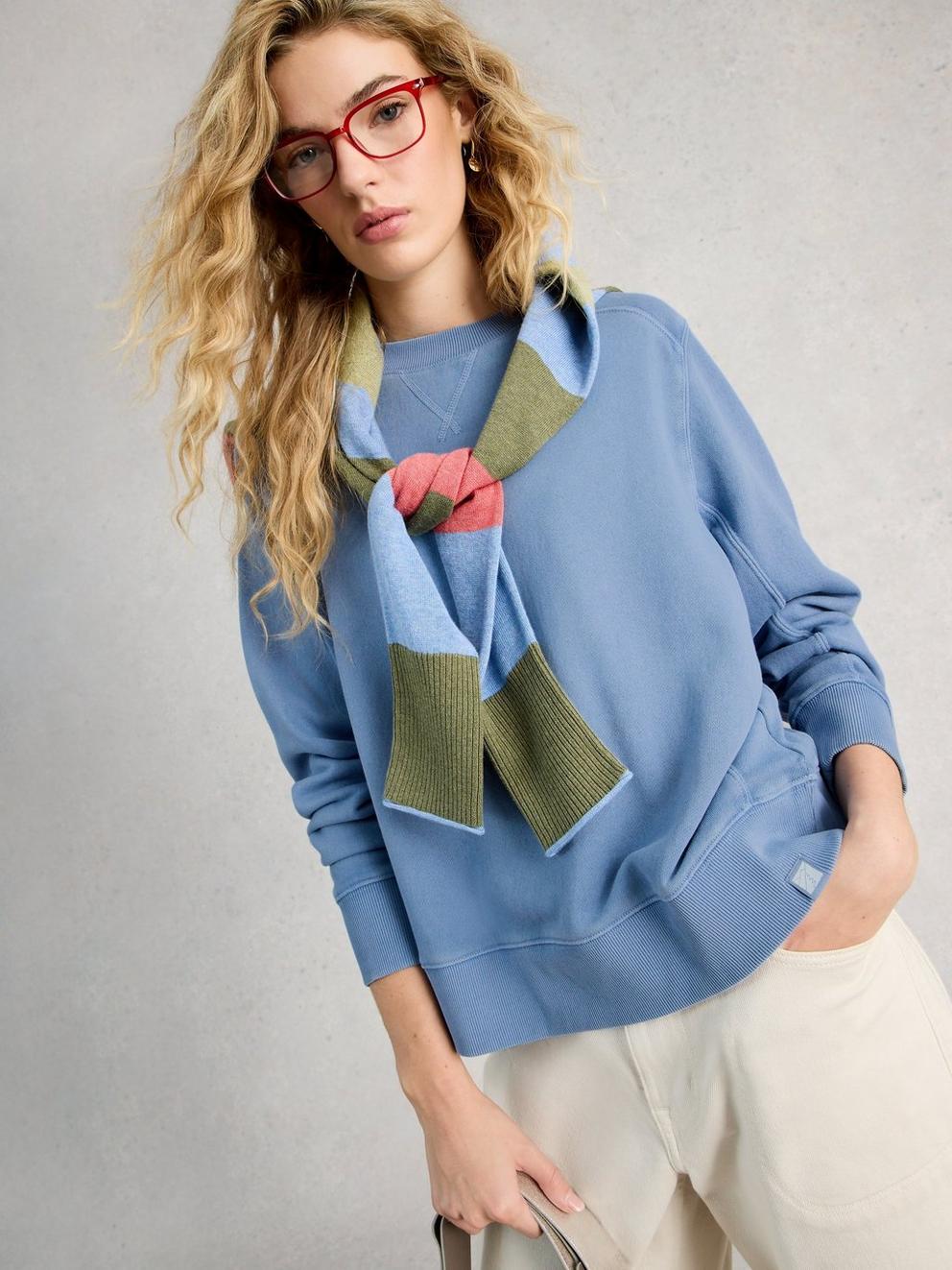 DAYDREAMER SWEAT in MID BLUE - LIFESTYLE