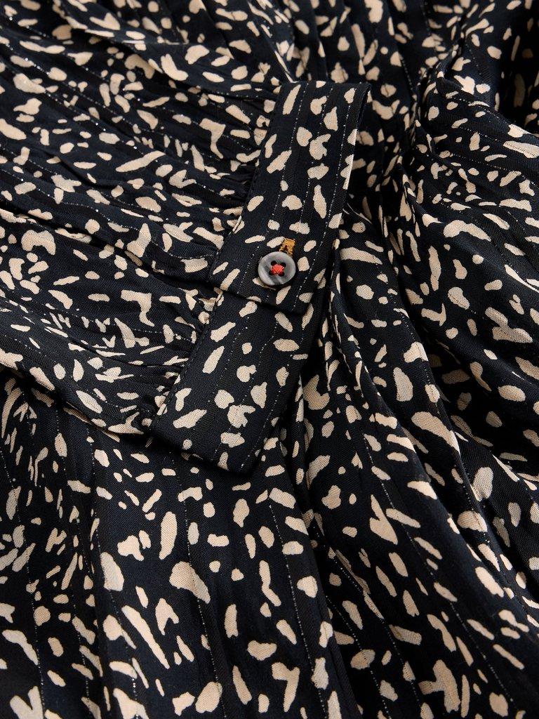 Amelie Top in BLK PR - FLAT DETAIL