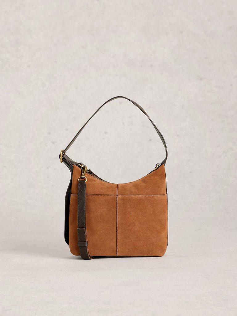 Mini Leather Sophia Crossbody in MID TAN - LIFESTYLE