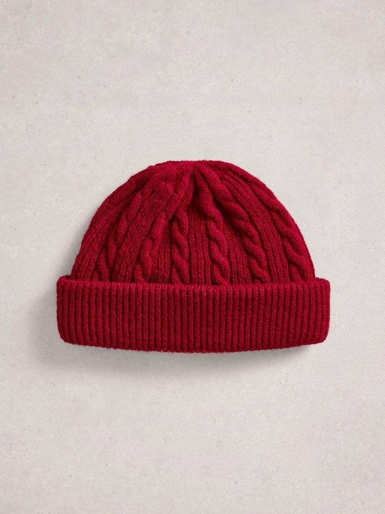 Freddie Fisherman Beanie in DK ORANGE - FLAT FRONT