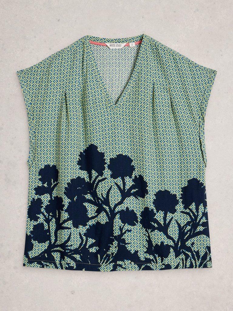 Kate Top in GREEN PR - FLAT FRONT