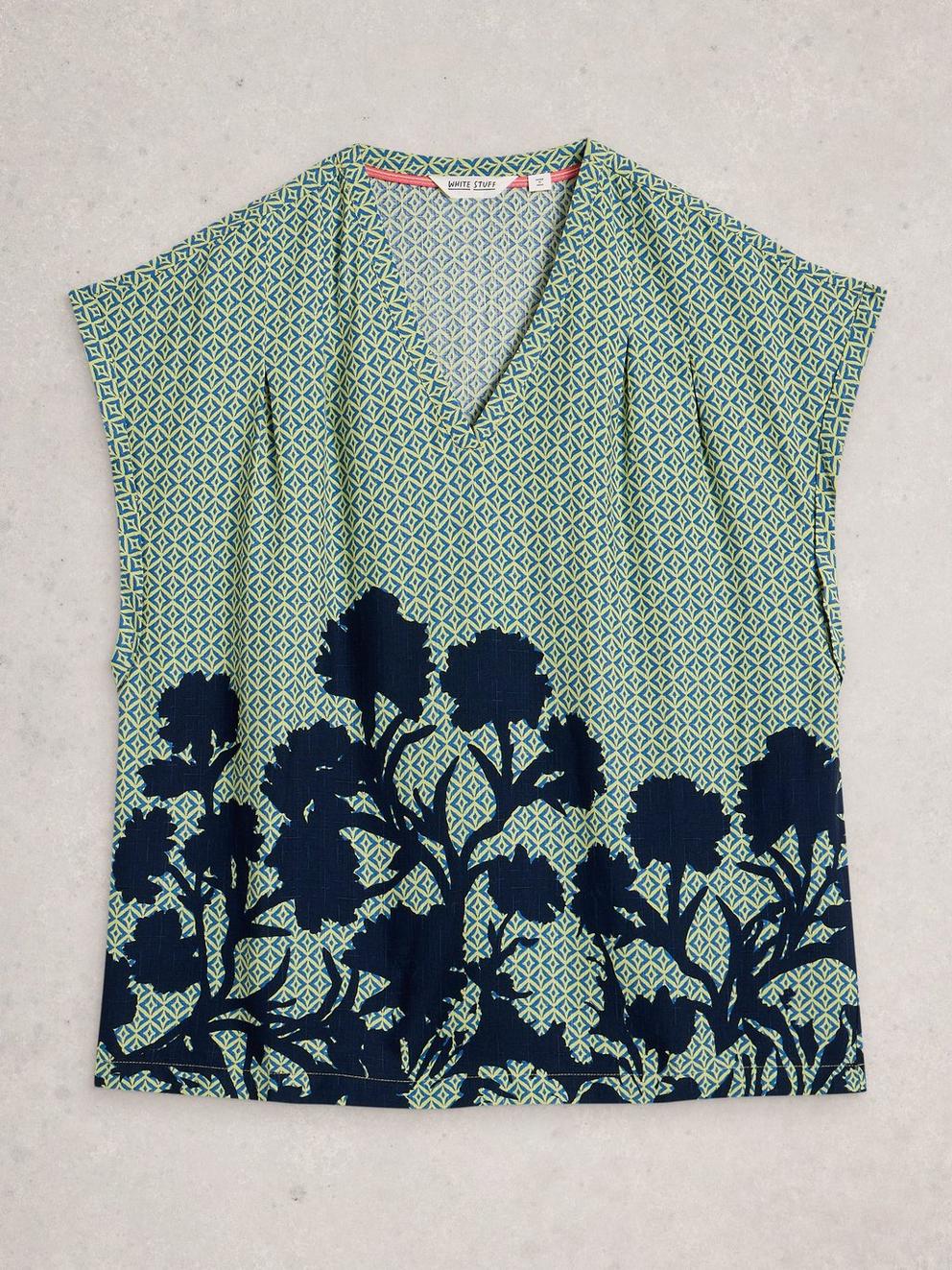 Kate Top in GREEN PR - FLAT FRONT