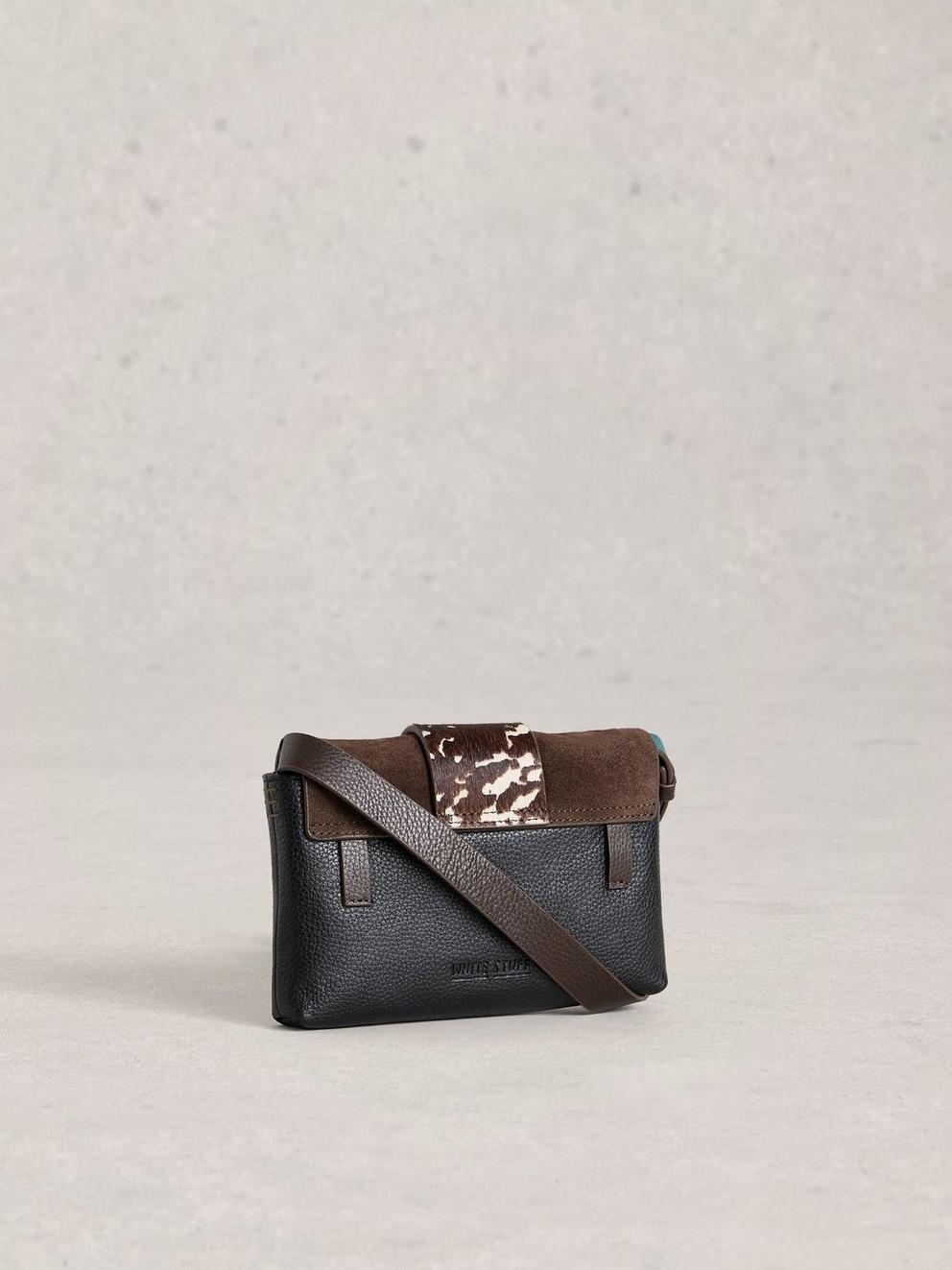 Tabby Mini Landscape Bag in BROWN MLT - FLAT BACK