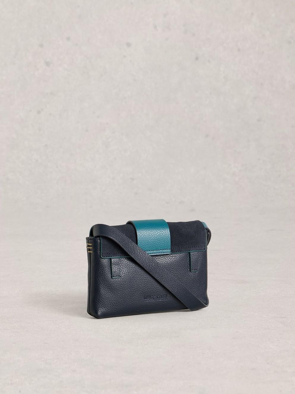 Tabby Mini Landscape Bag in DARK NAVY - FLAT BACK