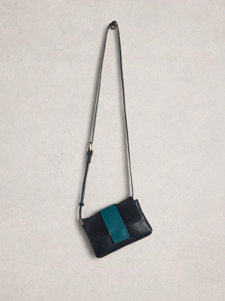 Tabby Mini Landscape Bag in DARK NAVY - FLAT FRONT