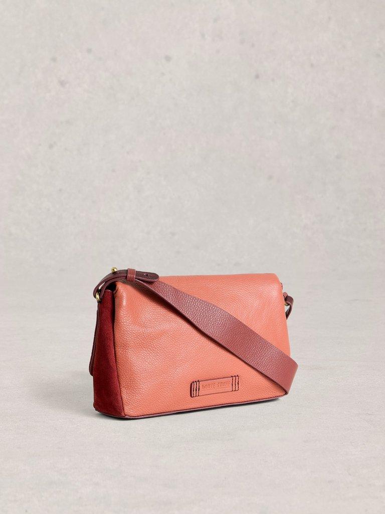 Tiggy Crossbody Bag in MID RED - FLAT BACK