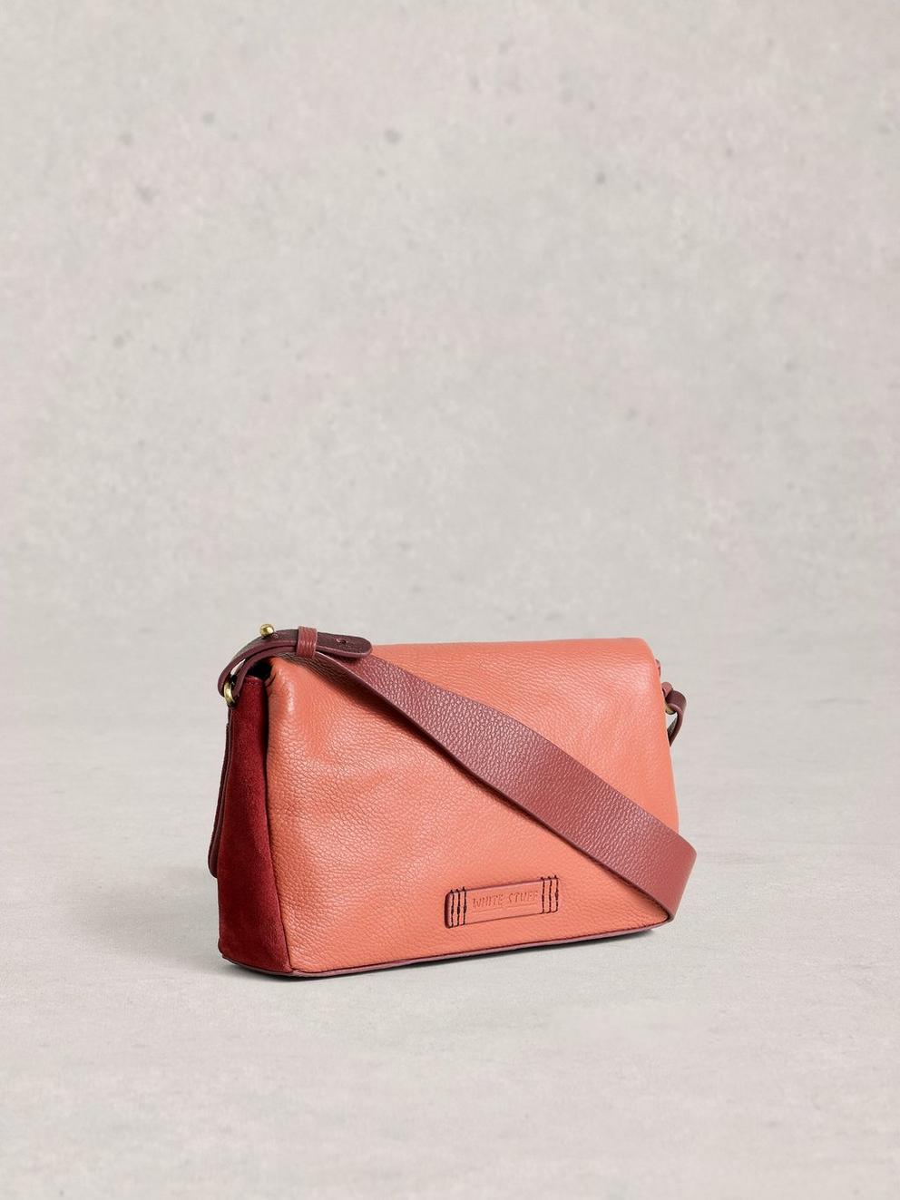 Tiggy Crossbody Bag in MID RED - FLAT BACK