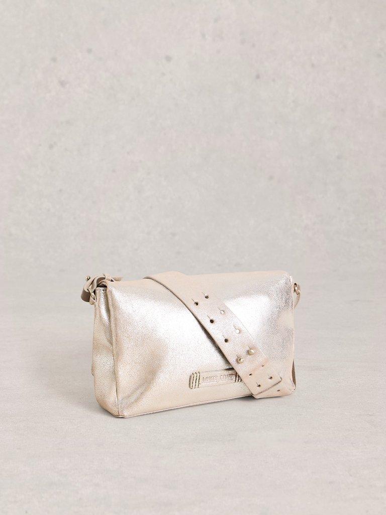 Tiggy Crossbody Bag in SLV TN MET - FLAT BACK