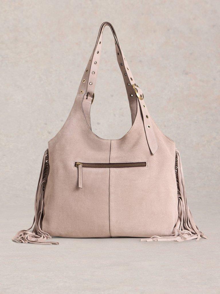 Hollie Tassel Tote Bag in DK NAT - LIFESTYLE