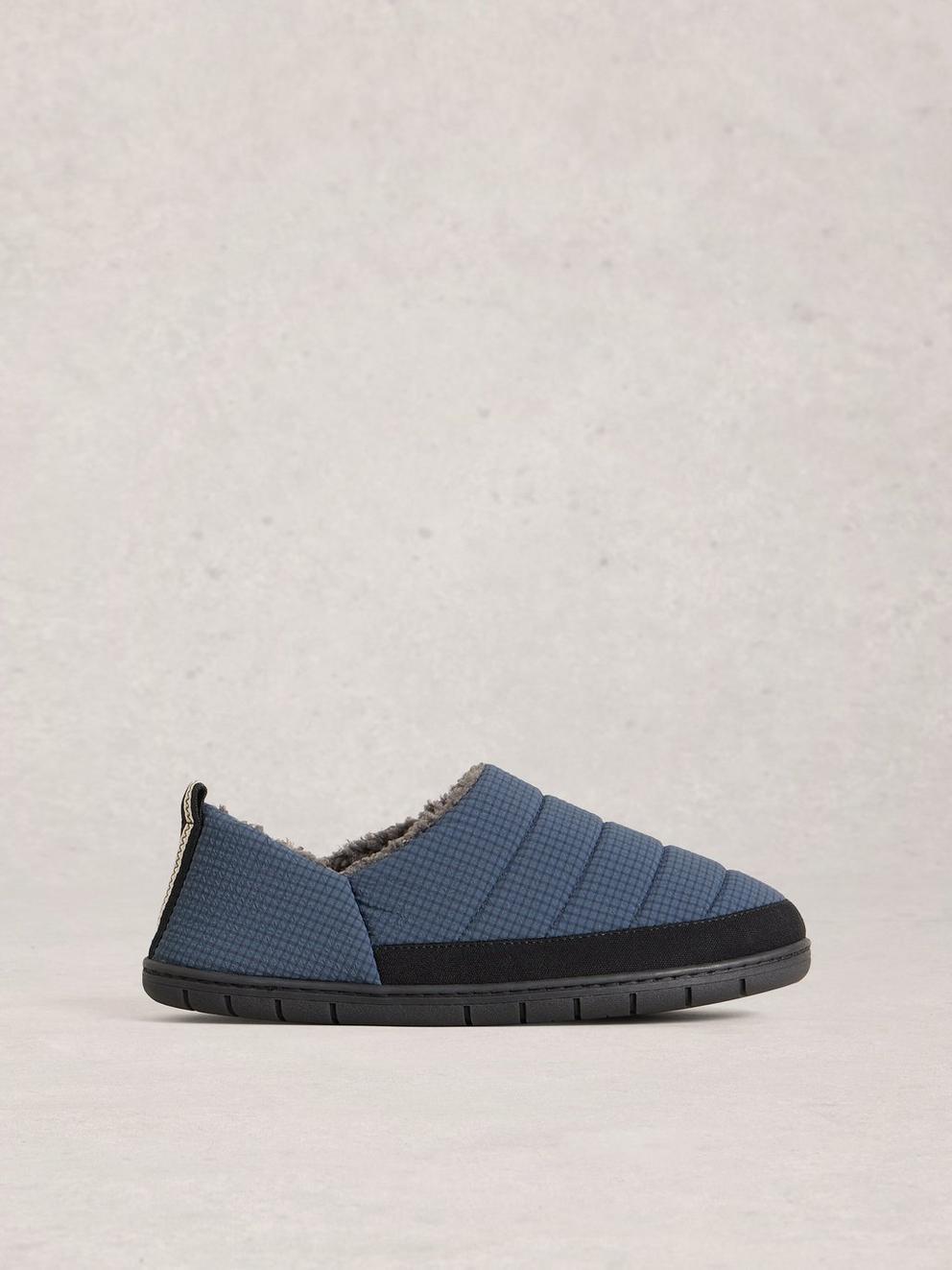 Puffer Nylon Slippers in DARK NAVY - LIFESTYLE