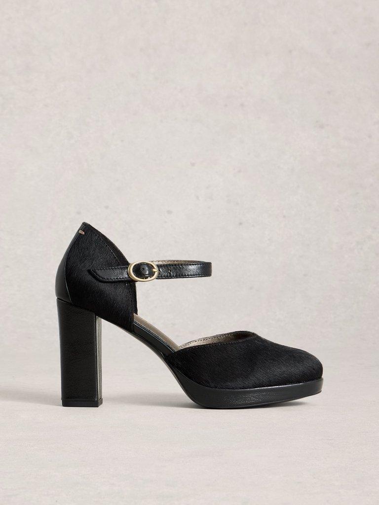 Priscilla Platform Strap Shoe in PURE BLK - LIFESTYLE