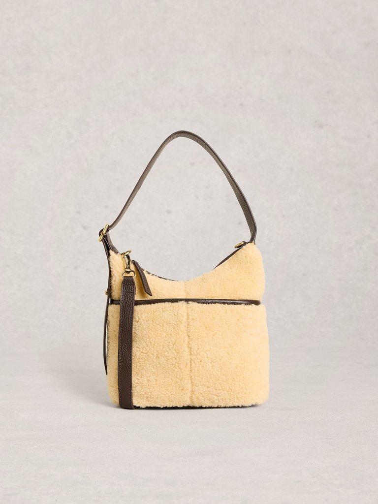 Mini Sophia Shearling Crossbody in IVORY MLT - LIFESTYLE