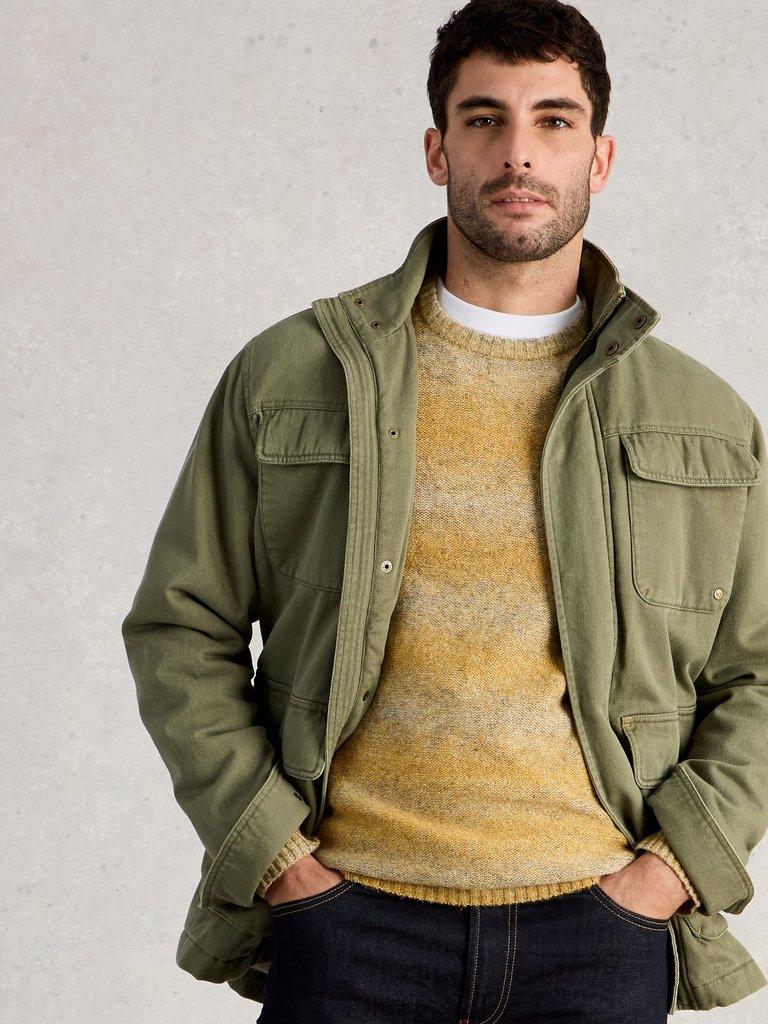 Marlow 4 Pocket Jacket in KHAKI GRN - LIFESTYLE