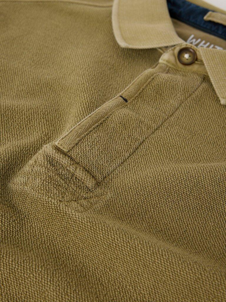 Sidmouth Collar Sweatshirt in DK CHART - FLAT DETAIL
