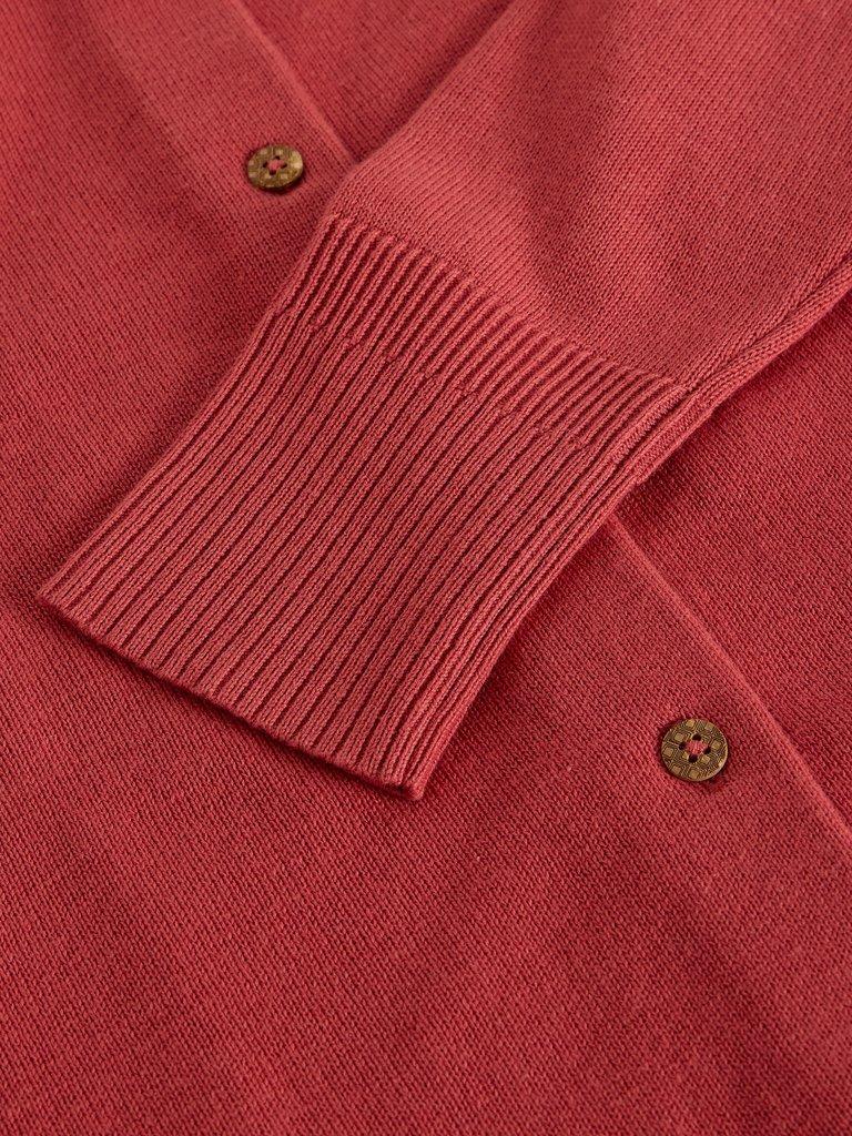 MILLIE CARDI in DUS PINK - FLAT DETAIL