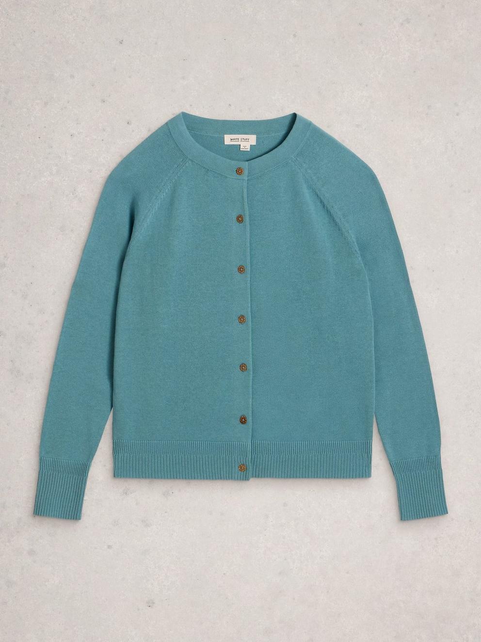 MILLIE CARDI in MID BLUE - FLAT FRONT