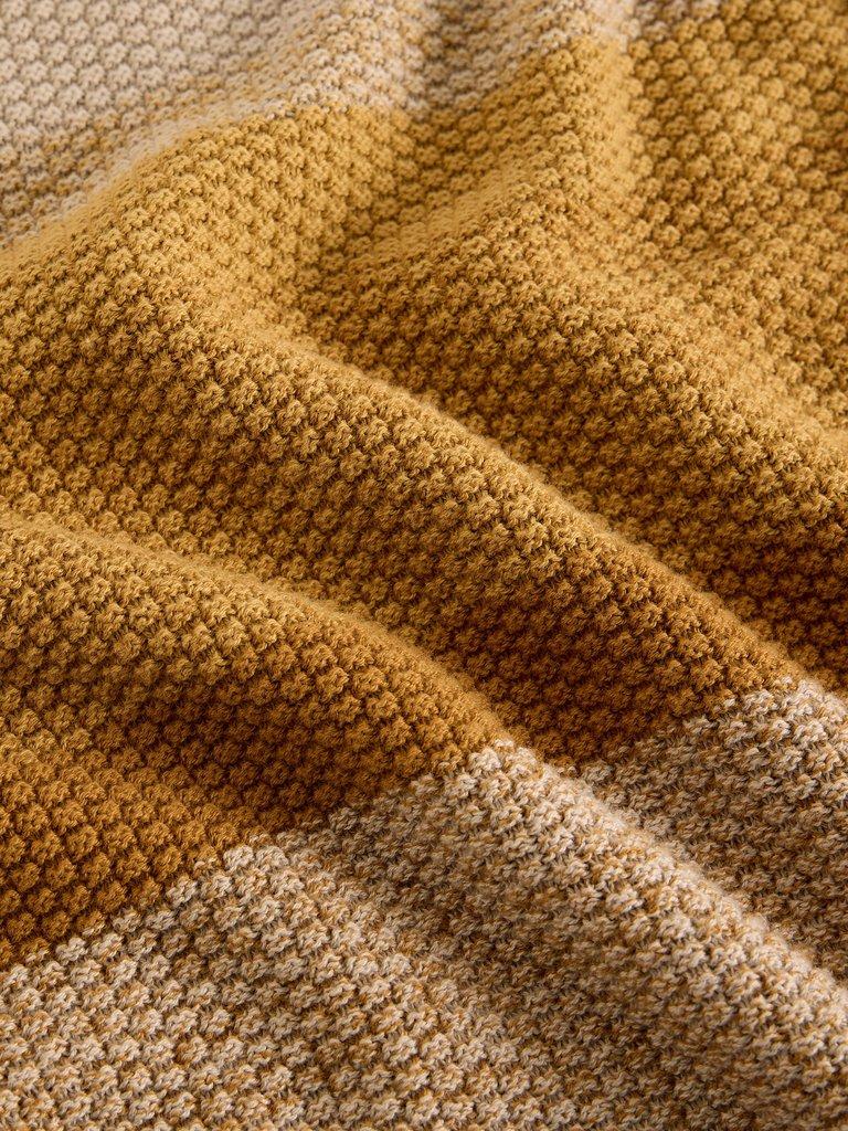 Ombre Stripe Crew Neck in YELLOW MLT - FLAT DETAIL