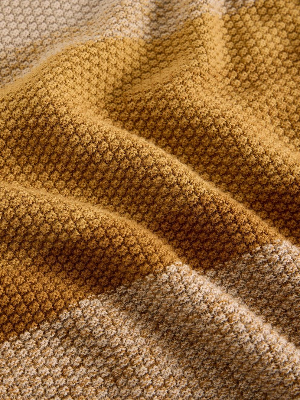 Ombre Stripe Crew Neck in YELLOW MLT - FLAT DETAIL
