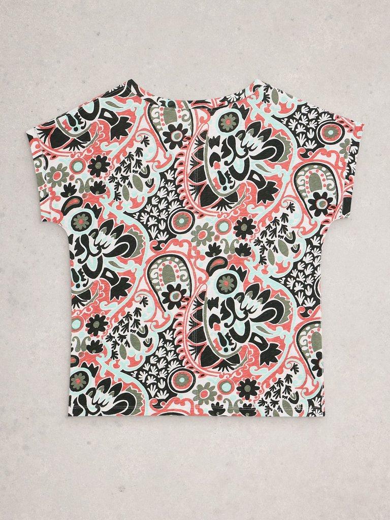 NAI NOTCH NECK TEE in WHITE PR - FLAT BACK