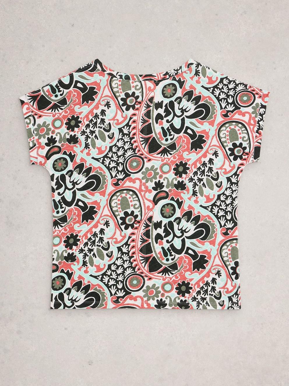 NAI NOTCH NECK TEE in WHITE PR - FLAT BACK