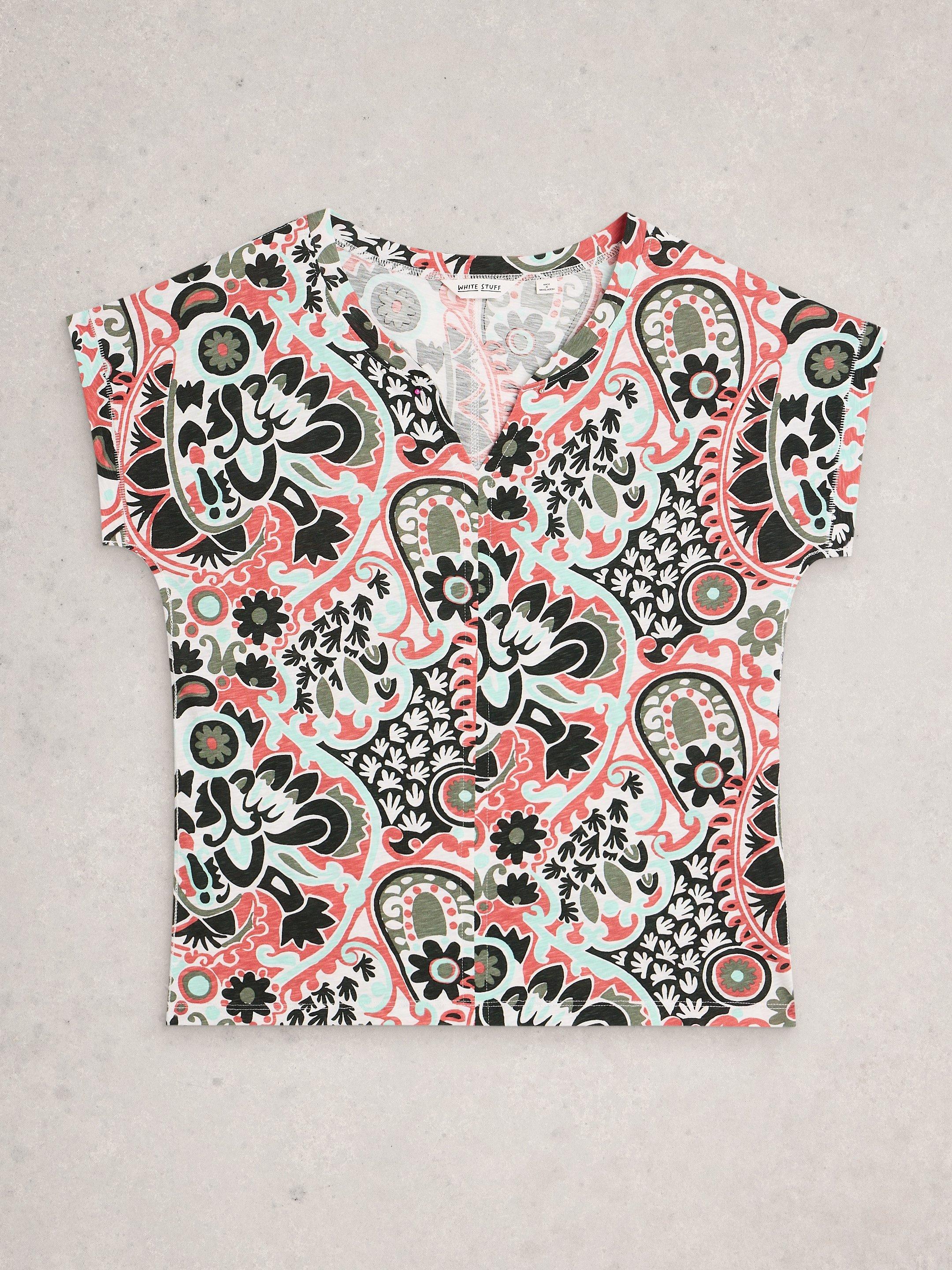 NAI NOTCH NECK TEE