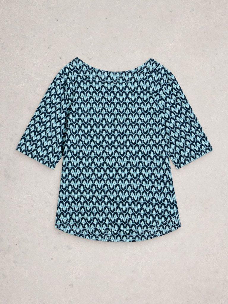 WENDY TEE in BLUE PR - FLAT BACK