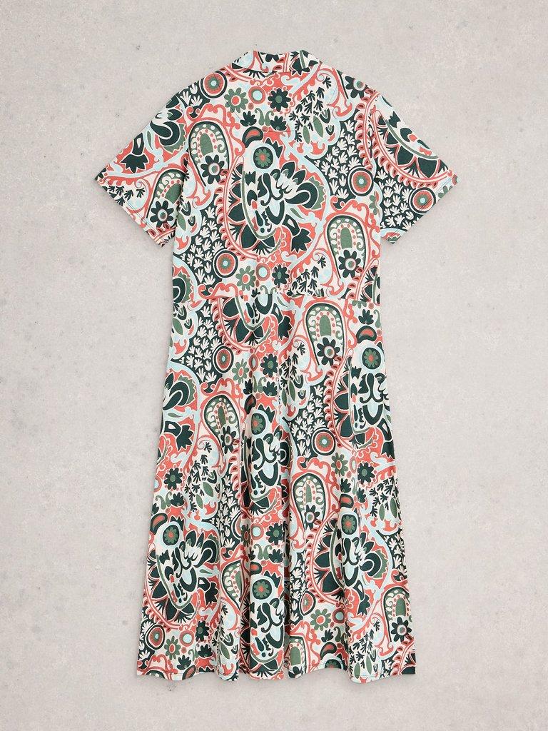 SS Pia Dress in IVORY MLT - FLAT BACK