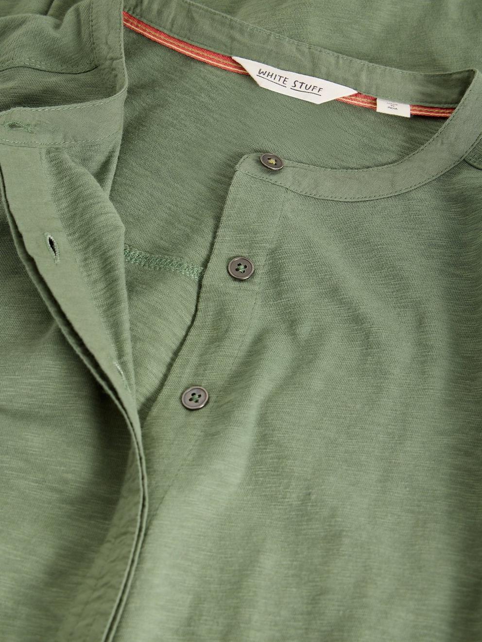 Sandy Jersey Jumpsuit in DUS GREEN - FLAT DETAIL