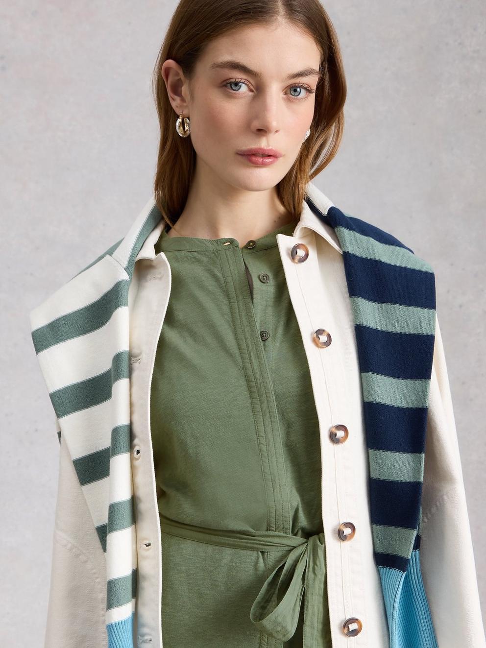 Sandy Jersey Jumpsuit in DUS GREEN - LIFESTYLE