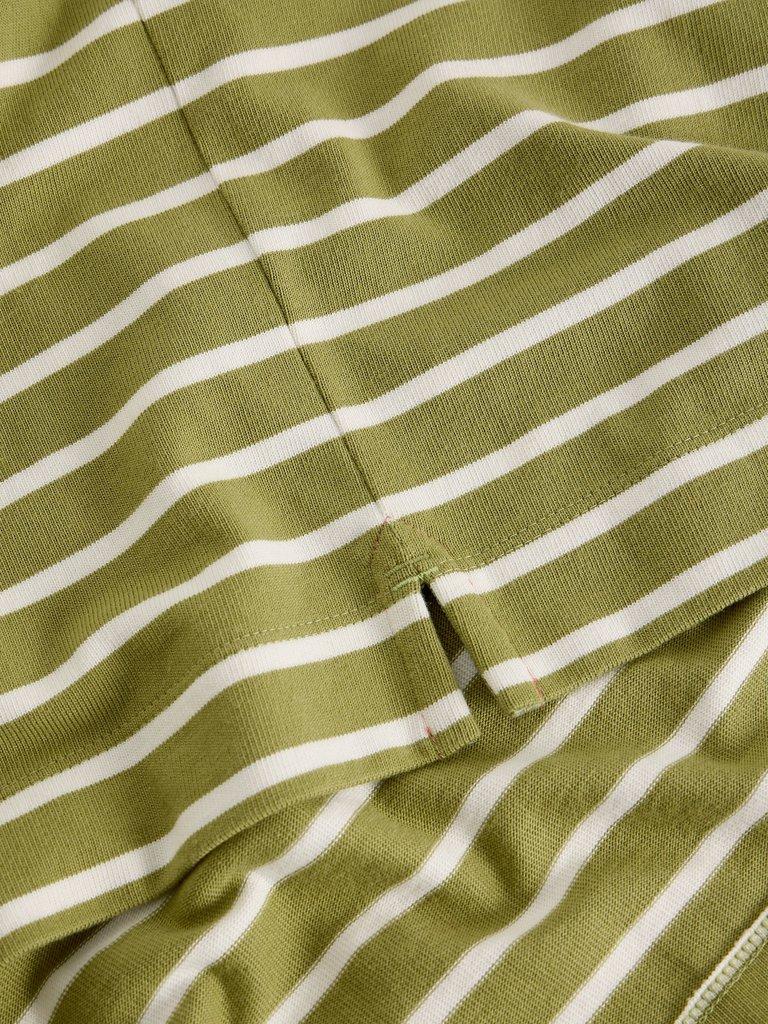 RUBY RUGBY TOP in GREEN MLT - FLAT DETAIL