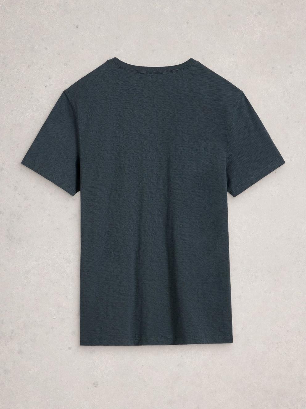 Copenhagen Graphic Tee in DK BLUE - FLAT BACK