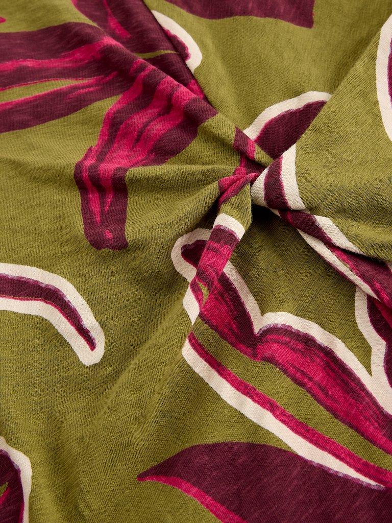 Milly TShirt Dress in GREEN PR - FLAT DETAIL