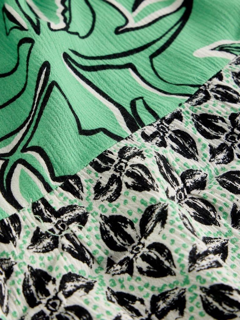 Otterley Dress in GREEN PR - FLAT BACK