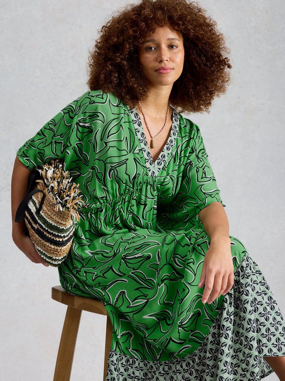 Otterley Dress in GREEN PR - LIFESTYLE