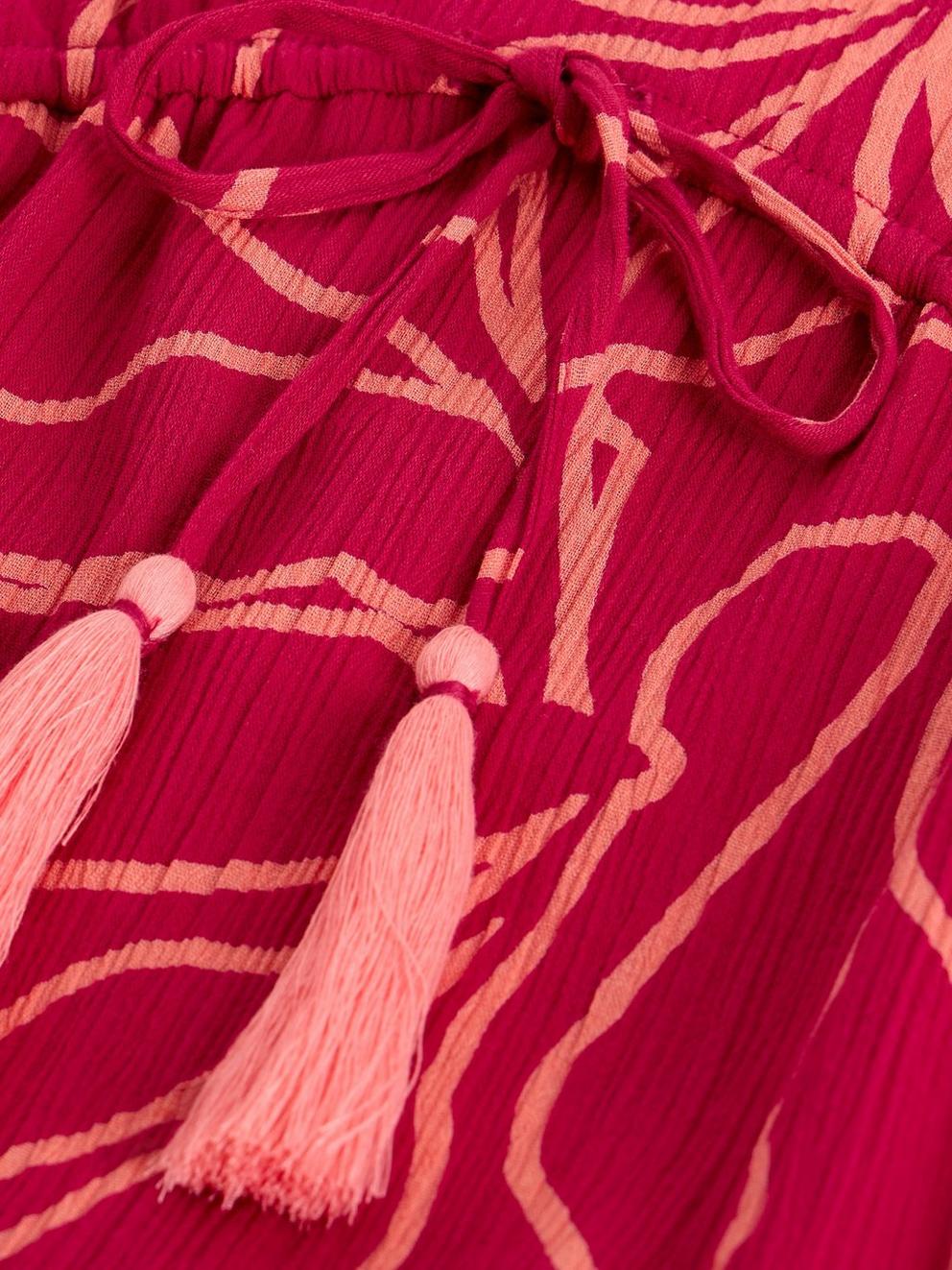 Serena Beach Cover Up in PURPLE PR - FLAT DETAIL