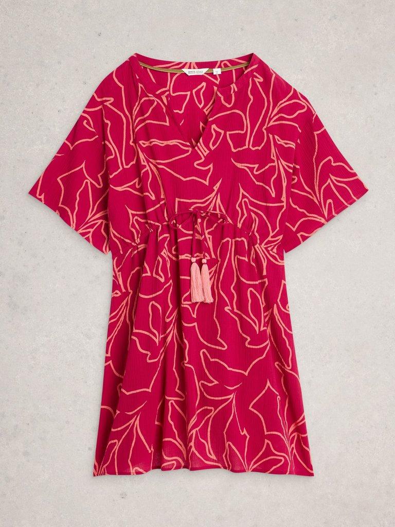 Serena Beach Cover Up in PURPLE PR - FLAT FRONT