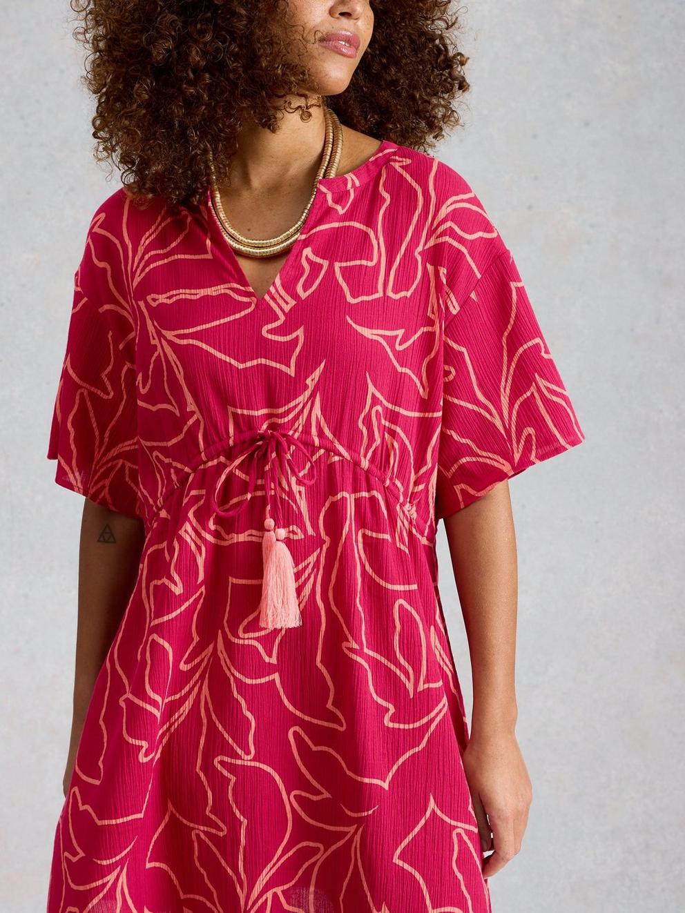 Serena Beach Cover Up in PURPLE PR - MODEL DETAIL